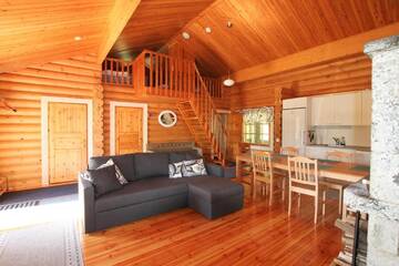 Фото номера Шале с двумя спальнями Шале Matikkala Cottages г. Руоколахти 5